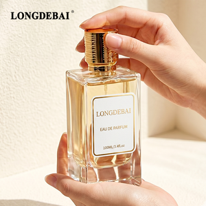 Botella de Perfume Cuadrada para Hombre 2026, Transparente, Rectangular, Vacía, de 30ml, 50ml, 100ml, de Vidrio con Tapa Zamac - Product Image 5