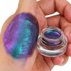 Duochrome Aura Holographic Cosmetics Vibrant Loose Pigment Glitter Gel Liquid Eyeshadow Chameleon