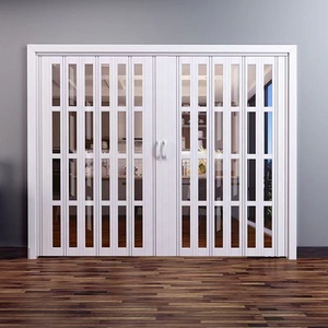 Cinese trasparente in plastica PVC fisarmonica pieghevole porta scorrevole divisorio <span class=keywords><strong>per</strong></span> bagno in PVC porta pieghevole porta - Product Image 3