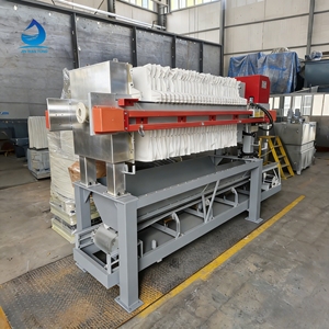 Prensa de filtro industrial automática de placas y membranas para deshidratación de lodos - Product Image 1