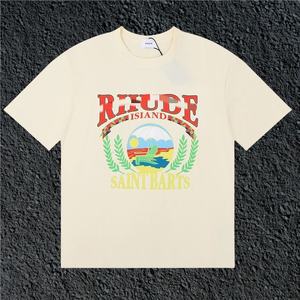 T-shirts à manches courtes pour hommes RHU, coupe classique, vêtements de travail d'été, 100% coton, séchage rapide, anti-rides - Product Image 2