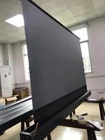 Écran de projection motorisé ALR Pet Crystal 120 pouces 4K 16:9 pour vidéoprojecteur laser, cadre en aluminium portable, taille personnalisable