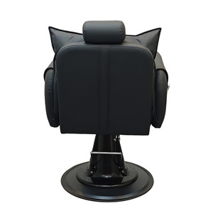 Silla de Barbería Económica, Famosa en Internet, Base Dorada, Respaldo Alto, Cuero Sintético, Giratoria 360 Grados, Altura Ajustable - Product Image 6