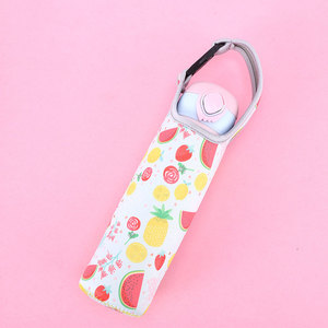 Portabotellas de neopreno térmico con estampado de dibujos animados, funda aislante para botella de agua - Product Image 1