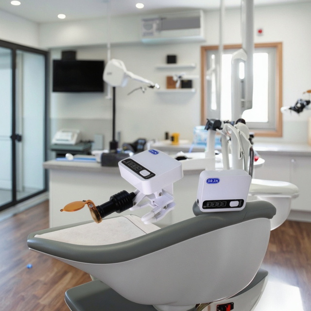 Portable 5W Wireless LED Dental Headlight 2pcs Batteries Wireless Surgical Round Beam Headlight