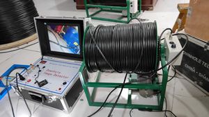 Einfach zu Bedienender Automatischer Kartierungs-Wasserfinder 150-500M Erkennungstiefe 8-Kanal-Vermessung für Brunnenbohren Verschiedene Geländearten Neu - Product Image 3