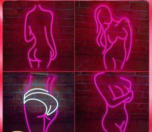 Thay đổi độ sáng Sexy Lady Neon dấu hiệu cho người đàn ông hang động điều khiển từ xa biến áp cung cấp điện tường trang trí cho Câu Lạc Bộ sinh nhật điện tử dấu hiệu - Product Image 4