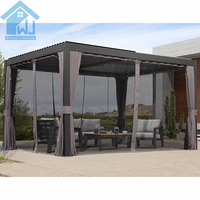 Pergola de luxe en aluminium Sweet Home avec système de lames orientables électriques intelligentes, gazebo bioclimatique imperméable pour patio et jardin modernes