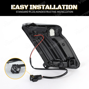 Doppio paraurti anteriore Luce di nebbia alogena DRL Luce di guida Honda CRV CR-V 2010 2011 H11 Lampada gialla - Product Image 5