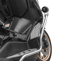 Barre de protection latérale de moto en alliage d'aluminium XMAX300, en acier inoxydable noir argenté, durable, pour moteur