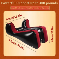 Fauteuil inclinable gonflable pour couples, idéal pour le camping et la détente nocturne, canapé gonflable d'extérieur, chaise longue à coussin d'air
