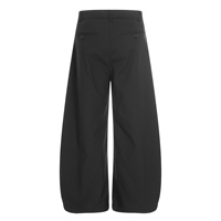 Pantalon plissé pour homme, taille haute, coupe large, à rayures fines, silhouette fuselée, drapé, décontracté, vintage, minimaliste, sur mesure