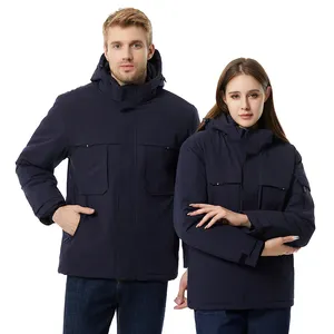 Work waterproof jacket electric coat 9 heated zone clothing battery winter cloths heated puffer jackets men