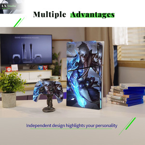 Vinilo adhesivo para consola de juegos PS5, diseño artístico personalizado para jugadores de videojuegos - Product Image 2