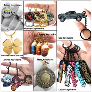 Llaveros Personalizados al por Mayor, Lindos y Elegantes, Chapados en Oro, Plata y Negro, Accesorios Metálicos, Llaveros de Aleación de Zinc con Personajes - Product Image 6