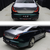 Pour Jaguar XJL 2010-2019 Bodykit Nouveau kit de pare-chocs arrière en fibre de verre avec garde-boue en plastique et pare-chocs avant avec clips