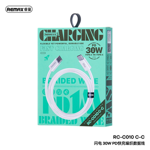 Chelectricy Series 30W PD Fast <b>Charging</b> Braided Data <b>Cable</b> RC-C010 RC-C010 - Product Image 4