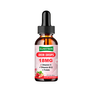 Özel etiket Vegan sıvı demir kadınlar ve yetişkin çocuklar için en yüksek emilim <span class=keywords><strong>C</strong></span> vitamini takviyesi düşer - Product Image 1