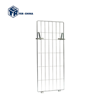 Conteneur à cage roulante léger TER 280x105mm 720x805 2 côtés en maille H1600 H1700mm Pliable Stockage Palette en acier Capacité 500kg