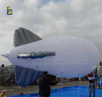 Zeroylin gonflable en PVC blanc, bulle à hélium pour la publicité