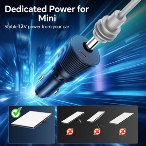 Chargeur de voiture certifié CE FCC ROHS 12V à 30V 3A 90W pour Starlink Mini avec prise USB-C DC5521 2 en 1, amplificateur de tension - Product Image 4