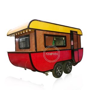 Food Truck en bois avec roues, chariot mobile <span class=keywords><strong>de</strong></span> restauration portable <span class=keywords><strong>pour</strong></span> l'extérieur, présentoir <span class=keywords><strong>de</strong></span> nourriture, <span class=keywords><strong>remorque</strong></span> <span class=keywords><strong>de</strong></span> snack <span class=keywords><strong>pour</strong></span> les États-Unis - Product Image 3