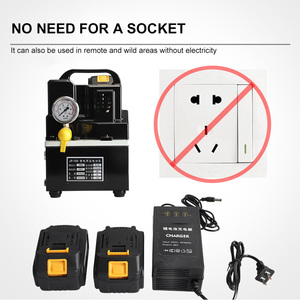 Cordless Rechargeable Lithium <b>Battery</b> Electric Hydraulic <b>Pump</b> 70MPa Portable Hydraulic Power Unit With Remote Control Switch - Product Image 3