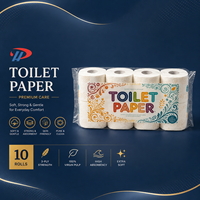 Papier toilette personnalisé de bonne qualité sans mandrin pour distributeurs de toilettes en centre commercial, vente en gros en vrac, petit rouleau de papier toilette