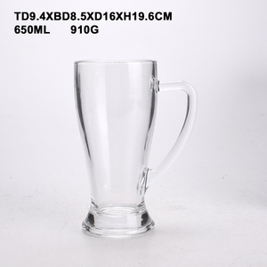 Gobelets en verre transparent <span class=keywords><strong>de</strong></span> 14/16/22 oz très vendus pour la <span class=keywords><strong>bière</strong></span>, le thé ou le jus, avec poignée - Product Image 6
