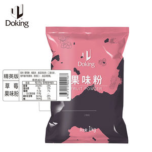 Doking <span class=keywords><strong>Instant</strong></span> Fruit Milk Tea <span class=keywords><strong>Powder</strong></span> Bubble Tea Bebida en polvo para frutas Bubble Tea Bebidas Fresa Sabor Polvo - Product Image 5