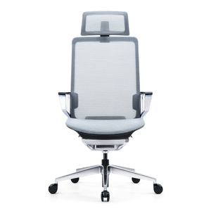 <span class=keywords><strong>Chaise</strong></span> de bureau ergonomique pivotante à dossier haut <span class=keywords><strong>Chaise</strong></span> de bureau en maille moderne Accoudoir réglable 4D Support lombaire Tissu durable extensible - Product Image 2