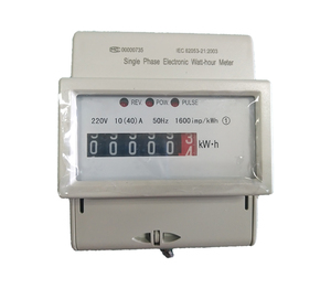 Compteur d'électricité intelligent DDS Din Rail RS485 Modbus RTU écran LCD relais intégré double <span class=keywords><strong>tarif</strong></span> bidirectionnel pour monophasé - Product Image 3