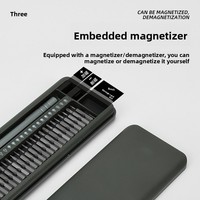 Jeu de tournevis avec embouts en acier S2 et en alliage d'aluminium pour la réparation de téléphones, d'ordinateurs et d'objets ménagers, boîte à outils