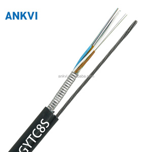 Câble à fibres optiques autoportant GYTC8S en forme de 8, 4 cœurs, pour extérieur, aérien - Product Image 4