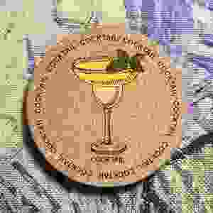 Promotional OEM ODM Logo Design Classic Wood <b>Coaster</b> Coffee <b>Beer</b> Bar Beverage Hotel Heat Restaurant Insulation Non-slip Placemat - Product Image 4