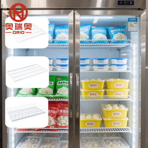 制造商定制塑料PE涂层金属丝不锈钢网商用冷冻柜冰箱架冰箱铁架 - Product Image 5