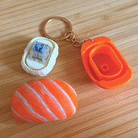 Jouets anti-stress en plastique imprimés en 3D en forme d'aliments pour filles, garçons, enfants et adultes, pour soulager le stress au bureau