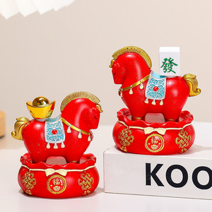 Ruijie Chinese Style Horse <b>Mascot</b> Red Lucky Horse For New Year Gift Decorations - Product Image 3