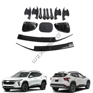 Kit de décoration extérieure de voiture en fibre de carbone WZXD, accessoires, couvre-poignées, garnitures de rétroviseurs pour 2024 - Product Image 3