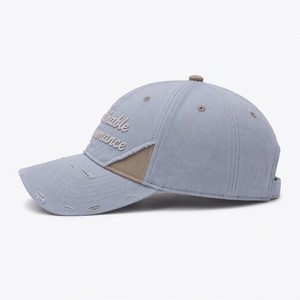 Casquette de baseball en velours côtelé à 6 panneaux, broderie chenille personnalisée, style vintage universitaire, broderie 3D, 100% coton, vente en gros - Product Image 3