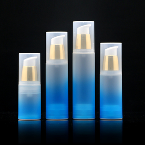 Botella de plástico con pulverizador sin aire para cosméticos, botella de lujo, oro rosa, plata, 15ml, 30 ml, 50, 100ml, 120ml, 80, 1oz, 4 oz, Azul, <span class=keywords><strong>Blanco</strong></span> - Product Image 3