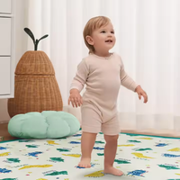 Personnalisable été Cool tissu dessin animé imprimé doux épais mousse à mémoire de forme Tatami tapis tapis Floral usage domestique bébé tapis de jeu