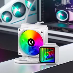 Refroidisseur <span class=keywords><strong>liquide</strong></span> pour processeur 120 mm ARGB AIO, <span class=keywords><strong>refroidissement</strong></span> par <span class=keywords><strong>eau</strong></span> pour PC, boîtier compact, fournisseur OEM - Product Image 3