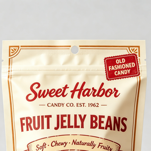 Premium Custom Candy Snack <b>Packaging</b> <b>Bag</b> Stand up Zipper Pouch Matte Finish High Barrier Resealable Snack <b>Bag</b> - Product Image 5