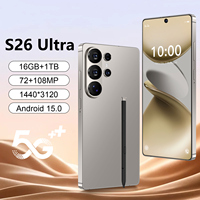 Nuevo Smartphone S26Ultra 5G con Android 15, 16GB+1TB, Doble SIM, HD, Deca Core, en Francés, Español e Inglés