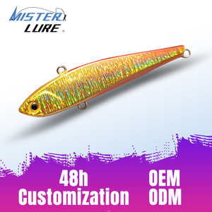 Umpan Pancing MISTER LURE 14.5g 7.6cm VIB Umpan Getar Tenggelam Umpan Pancing Air Tawar Warna Kustom Umpan Renang Ikan - Product Image 1
