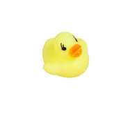 4*4*3,1 см мини Желтая резиновая утка игрушка для ванной звуковые плавающие утки