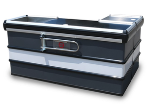 Comptoir de <span class=keywords><strong>caisse</strong></span> de supermarché Dragonshelf, table de <span class=keywords><strong>caisse</strong></span> enregistreuse, bureau de caissier - Product Image 6