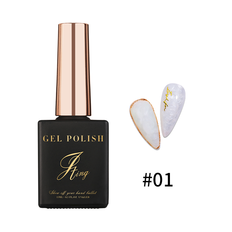 Gel pour ongles nacré#01