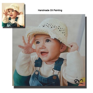 Tranh Nghệ Thuật Trang Trí Tường Thủ Công Tùy Chỉnh Hình & Tranh Sơn Dầu Gia Đình Chân Dung Từ Ảnh - Product Image 4